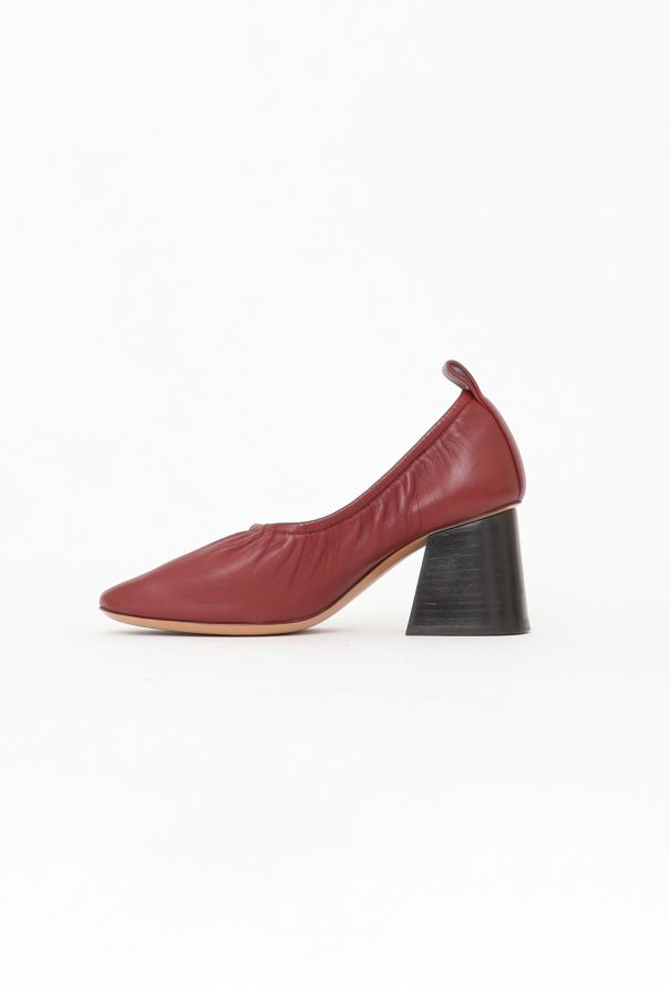 Céline S/S 2015 Ballerina Heels Bordeaux - 5
