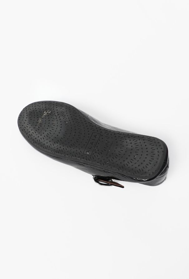 Alaïa 2024 Patent Crossover Ballerinas - 5