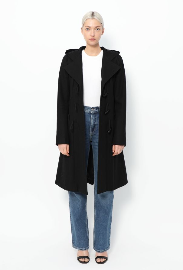 Chanel 2006 Hooded 'CC' Toggle Coat - 2