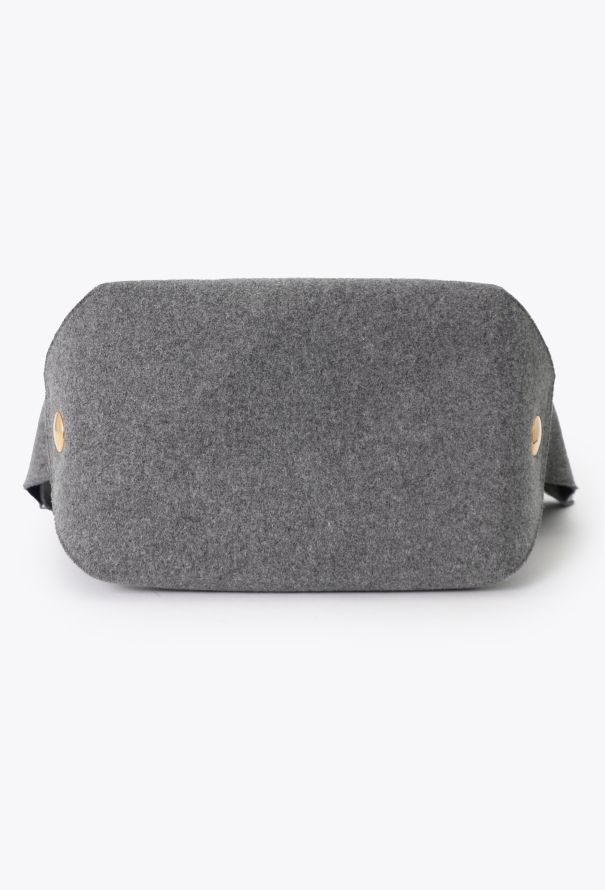 Céline Grey Felt Orb Tote Bag - 6