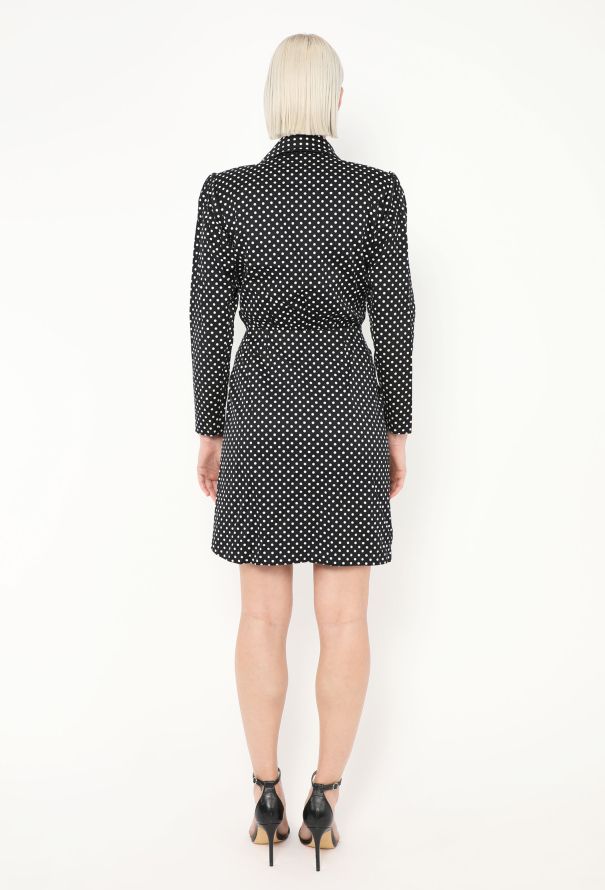 Saint Laurent S/S 1990 Polka Dot Dress - 5