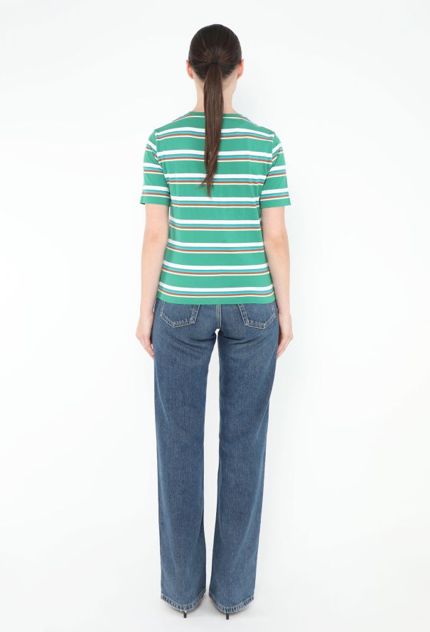Miu Miu S/S 2024 Classic Striped T-Shirt - 4