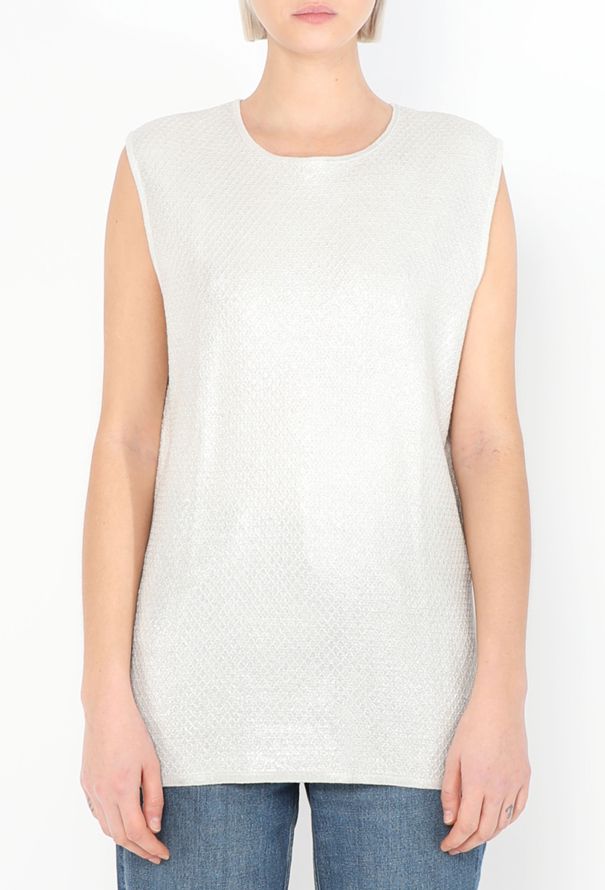 Chanel S/S 2009 Iridescent Textured Top - 1