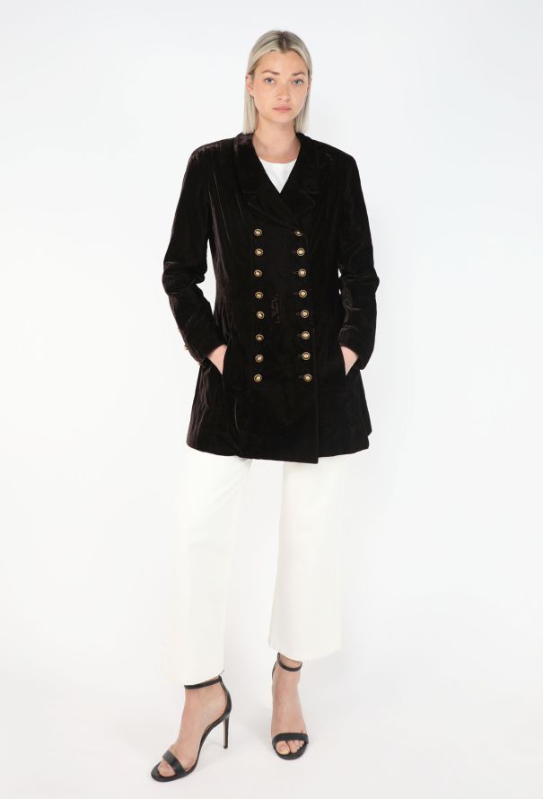 Chanel Velvet Military Jacket, F/W 1993 - 3