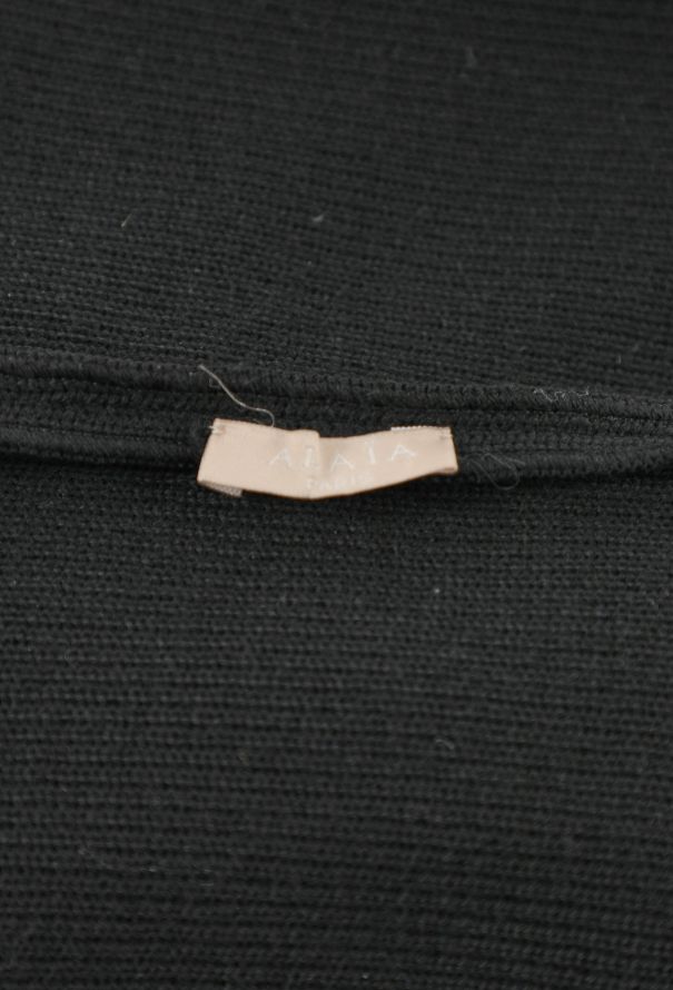 Alaïa Ribbed Knit Sweater Dress - 5