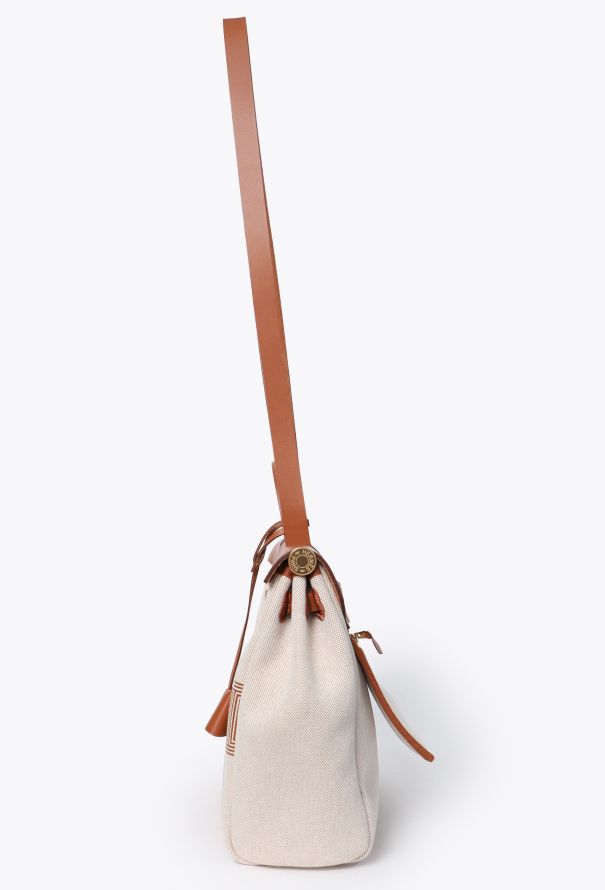 Hermès Limited Edition: Circuit 24 Toile & Vache Hunter Herbag 31 - 4