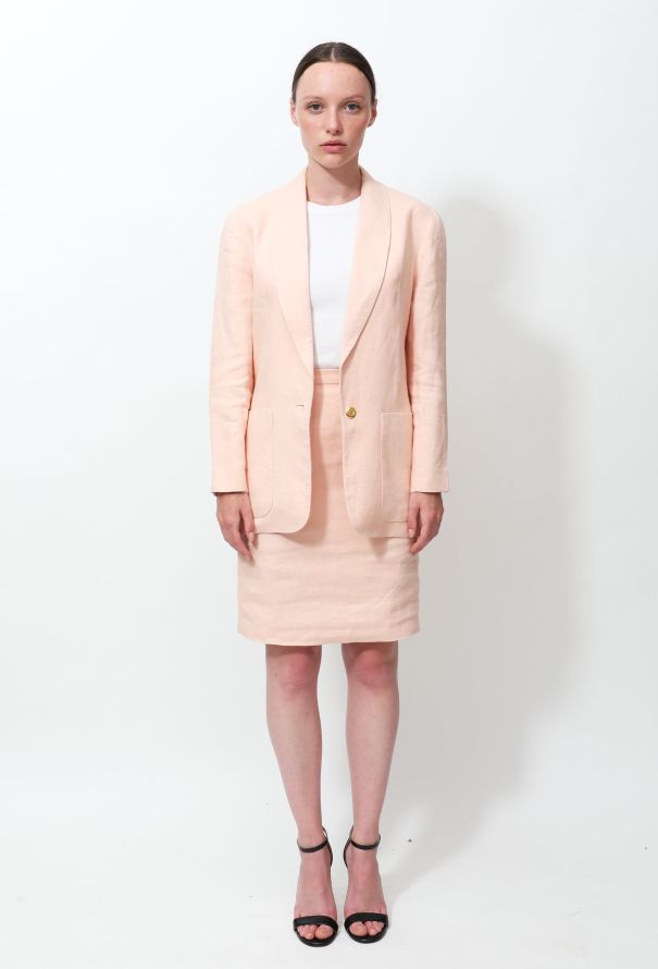 Chanel 80s Linen Ensemble - 2