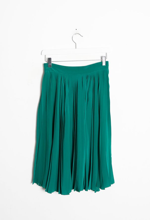 Gucci 2016 Pleated Silk Skirt - 7