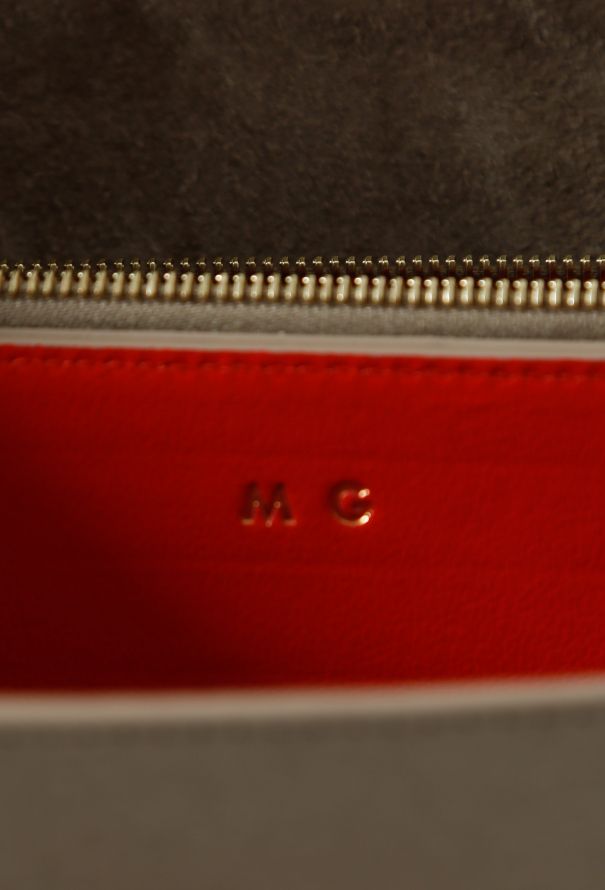 Céline Taupe Colorblock Mini Wallet - 9
