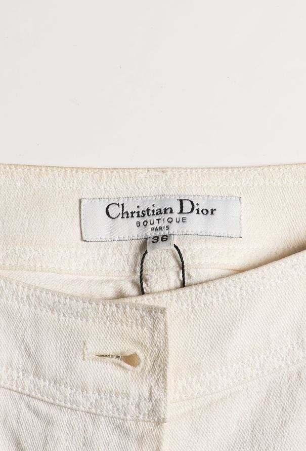 Dior 2004 Flared Embellished Jeans - 5