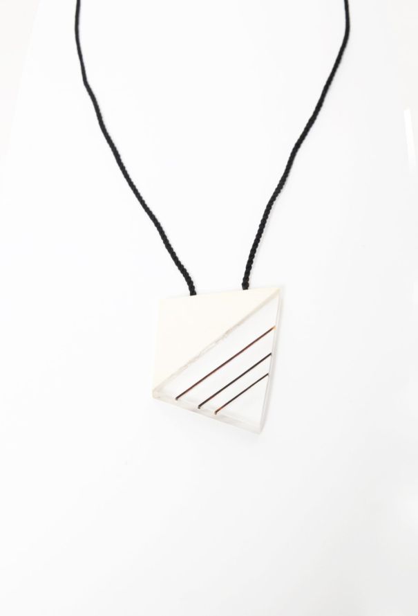 Balenciaga Geometric Pendant Necklace - 1