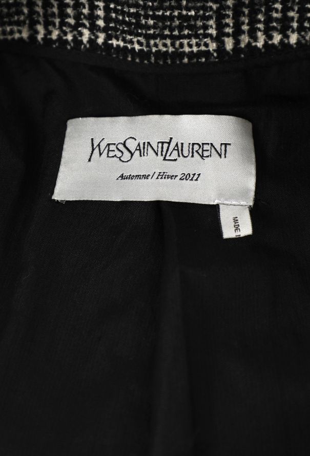 Saint Laurent Plaid Wool Jacket Ensemble, F/W 2011 - 10