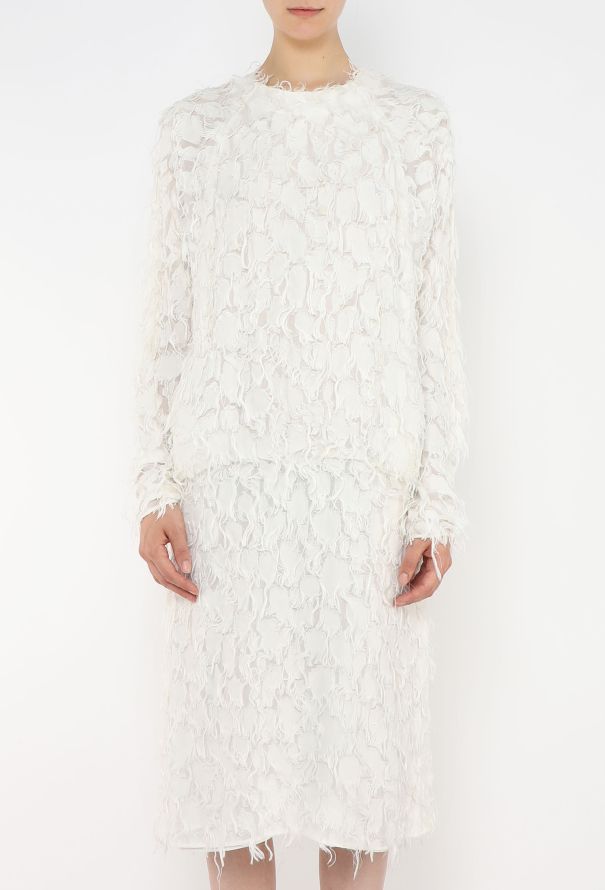Chloé F/W 2014 Silk Feather Dress - 3