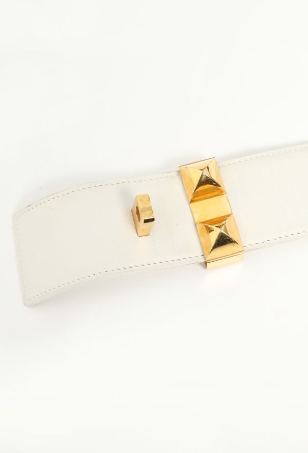 Hermès 1987 'Collier de Chien' Gulliver Leather Belt - 6