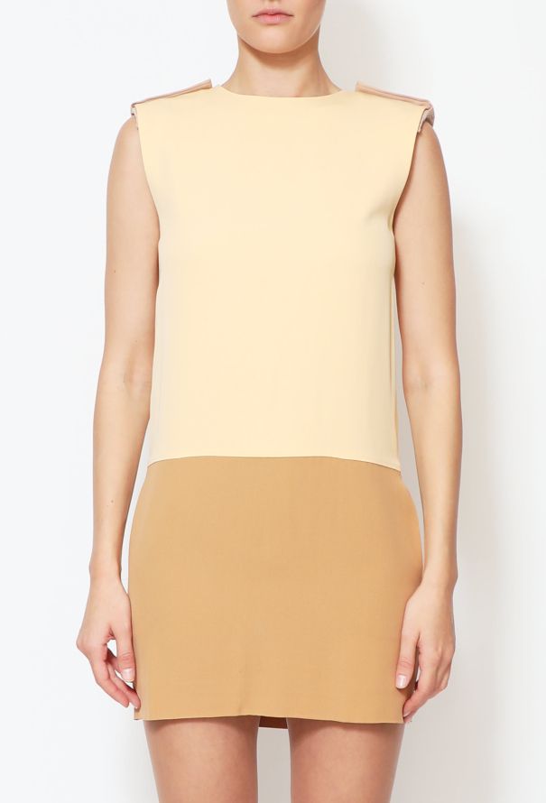Céline Pre-Fall 2010 Tonal Silk Dress - 4