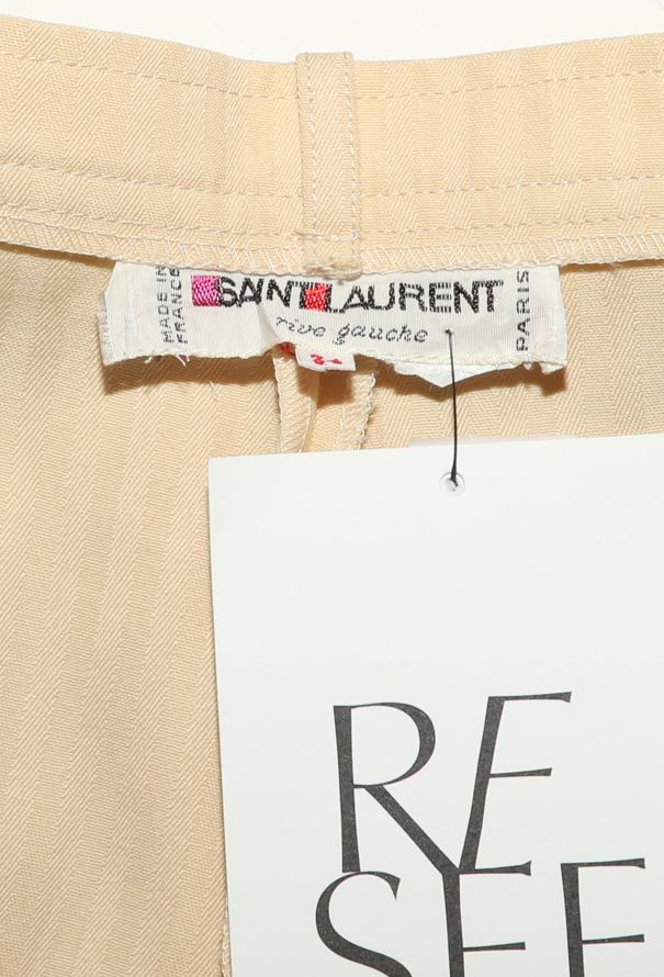 Saint Laurent '70s Pleated Twill Trousers - 5