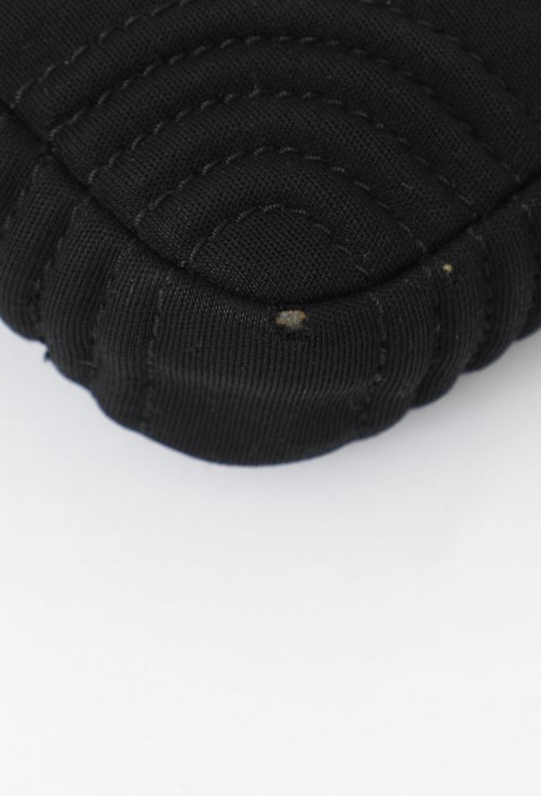 Chanel Black Jersey Flap Bag - 10