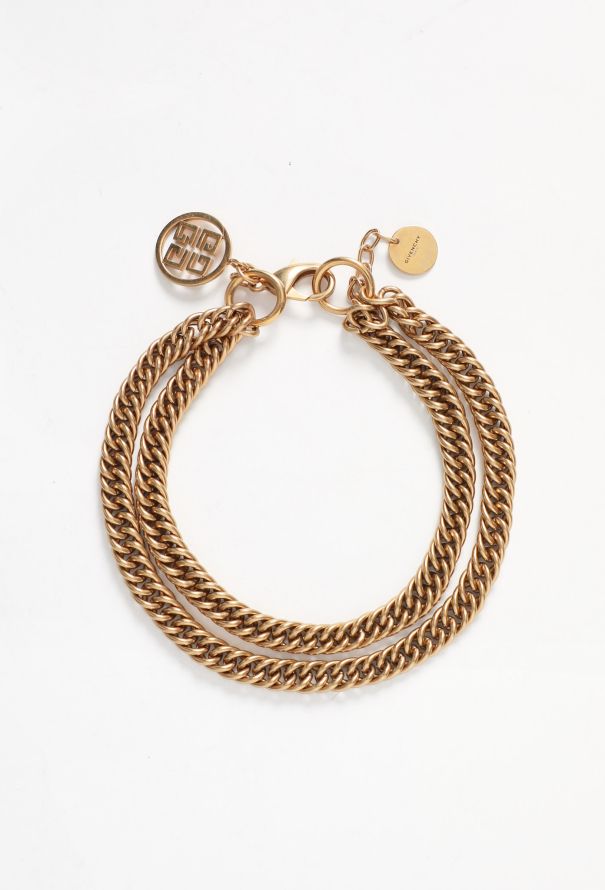 Givenchy Adjustable Chainlink Choker Necklace - 1
