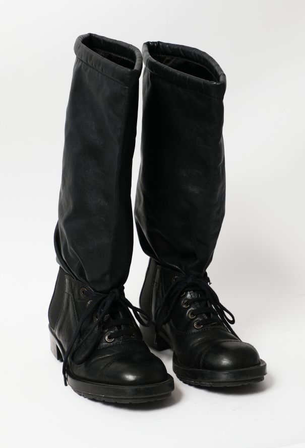 Chanel F/W 2011 Leather Boots - 4