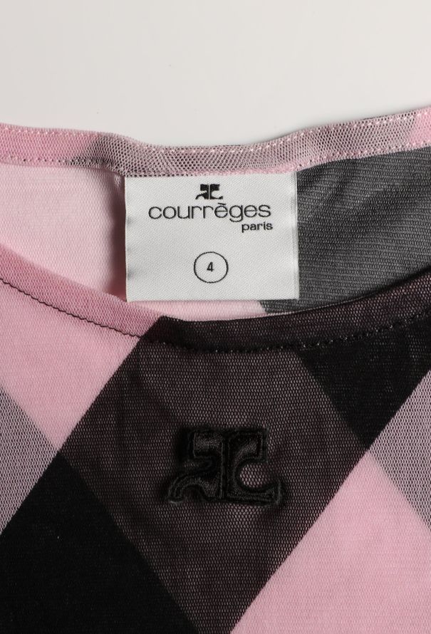 Courrèges 2022 Bicolor Striped Tunic Dress - 5