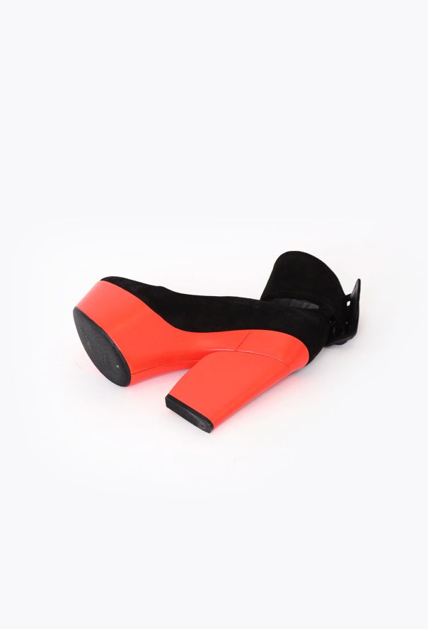 Céline S/S 2012 Split Suede Platforms - 6