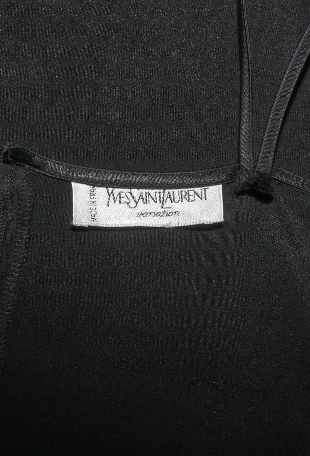 Saint Laurent '90s Chantilly Trim Slip Dress - 6