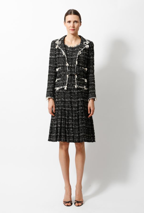 Chanel RARE Trompe L'oeil Jacket Dress - 2