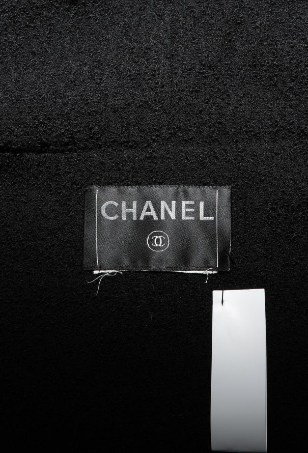 Chanel Leather Bouclé-Lined Bomber Jacket - 6