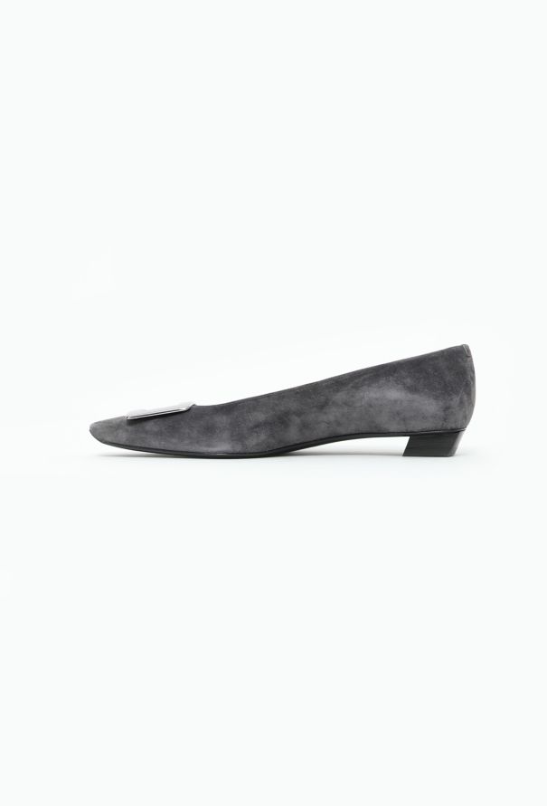 Roger Vivier Suede Trompette Ballerinas - 4