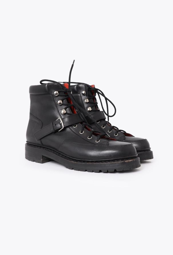 Hermès F/W 2013 Calfskin Hiking Boots - 4