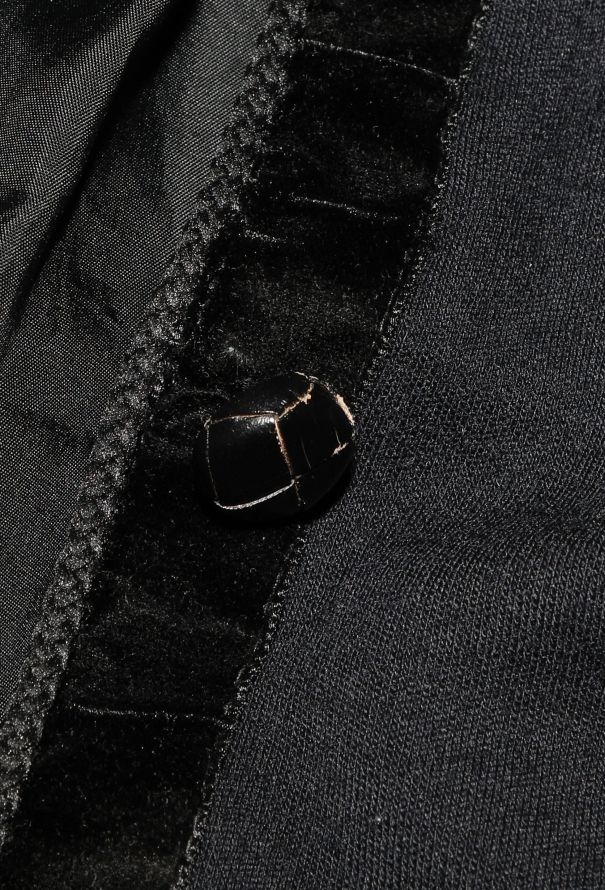 Saint Laurent Late '70s Velvet Trim Dress - 5