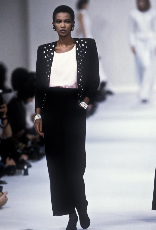Saint Laurent Embellished Tailored Blazer, S/S 1986 - 2