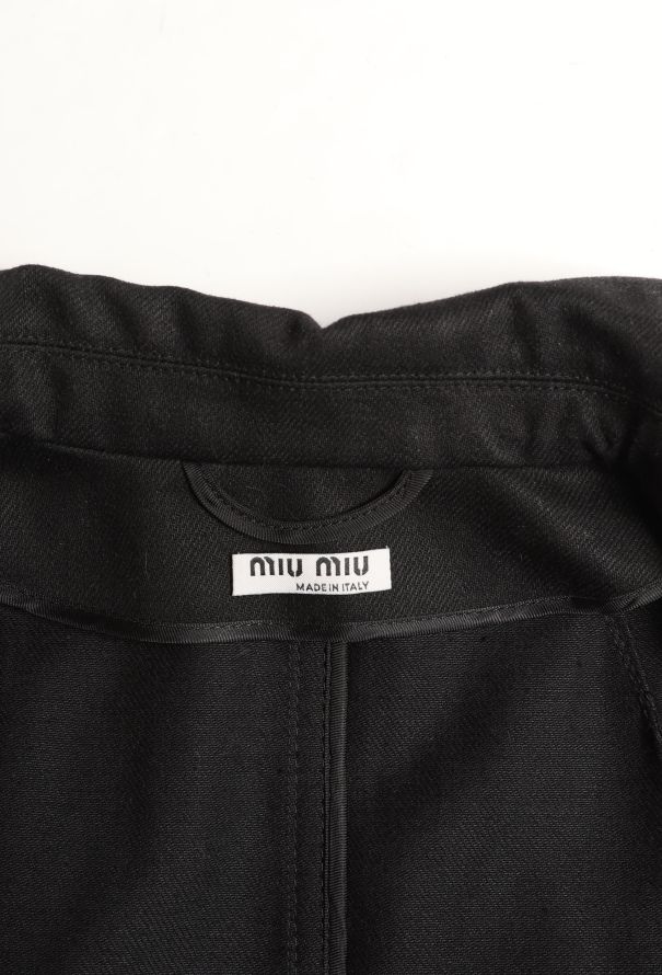 Miu Miu Resort 2017 Cropped Denim Jacket - 7