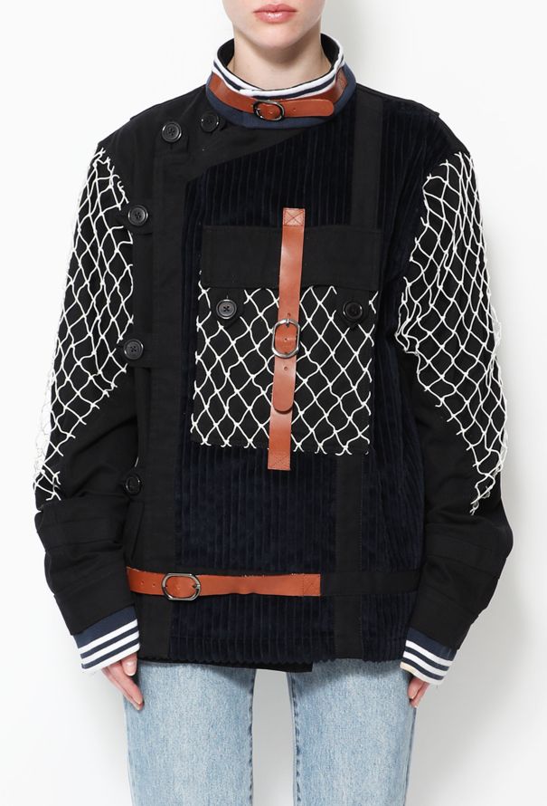 Rodarte S/S 2015 Fishnet Cargo Jacket - 3