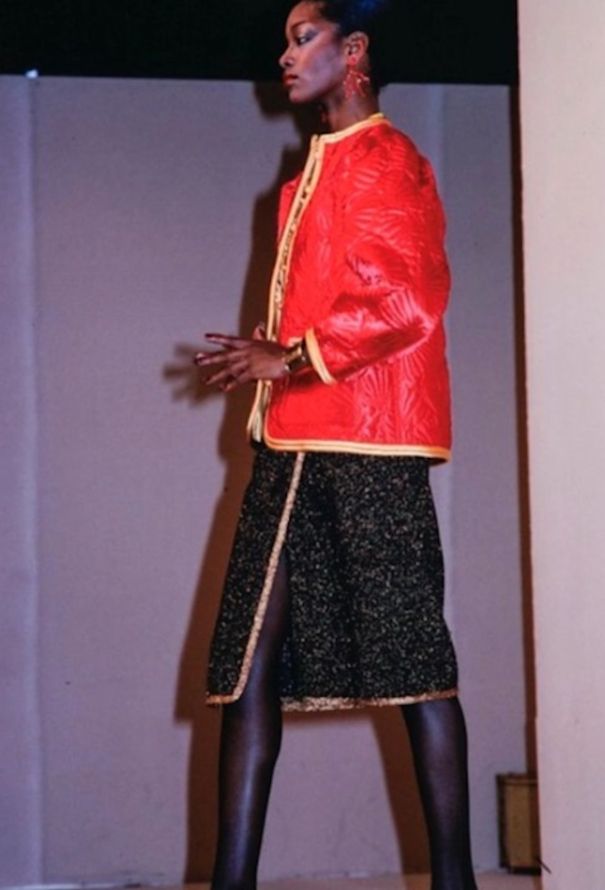 Saint Laurent Collector S/S 1979 Quilted Seashell Jacket - 2
