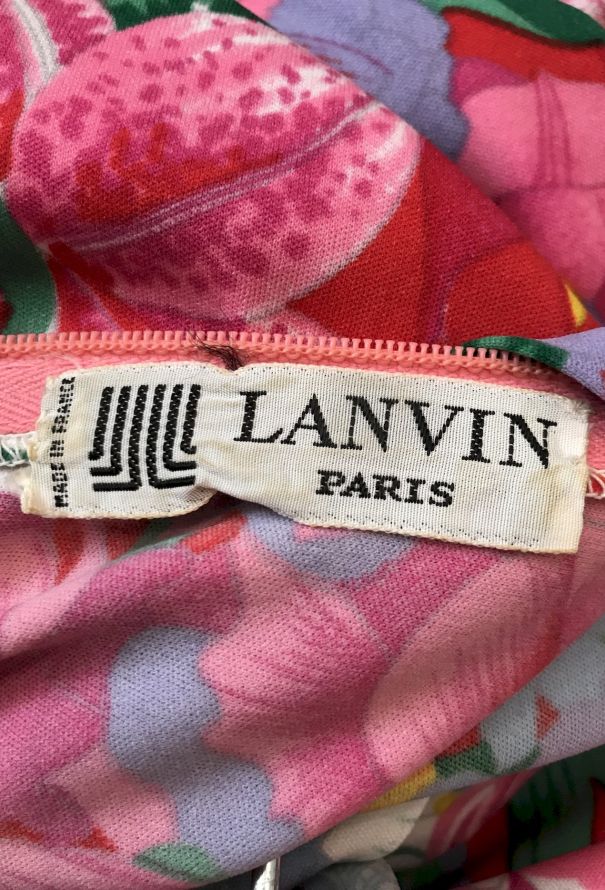 Lanvin 70s Tropical Print Dress - 5