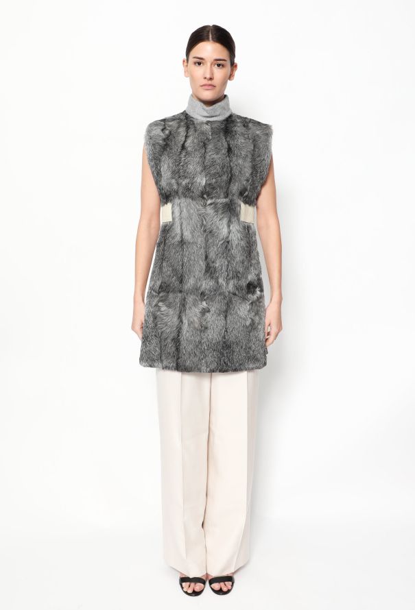 Céline Pre-Fall 2013 Fur & Cashmere Tunic - 1