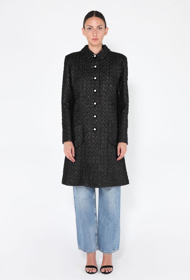 Chanel Iridescent Jacquard Coat, Pre-Fall 2020 - 3