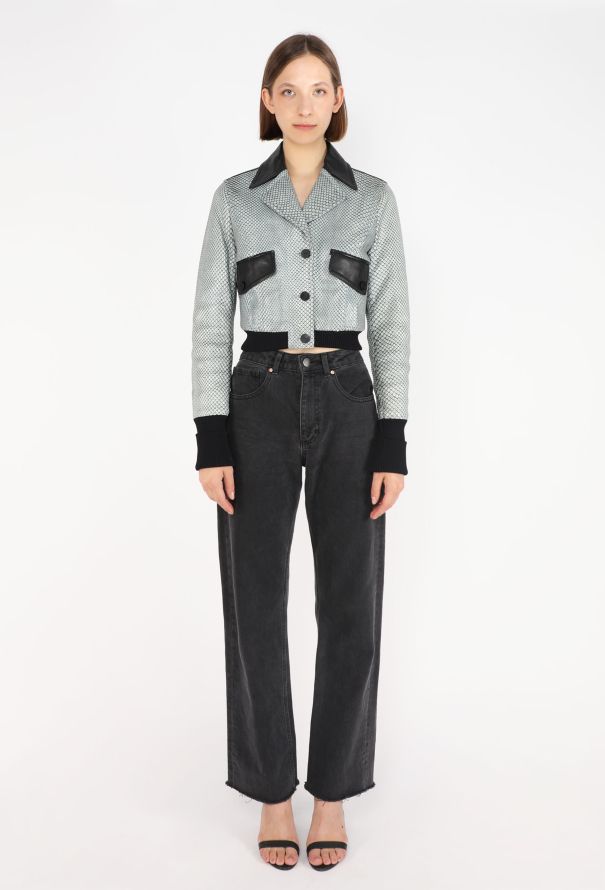 Louis Vuitton Python Leather Bomber Jacket - 2