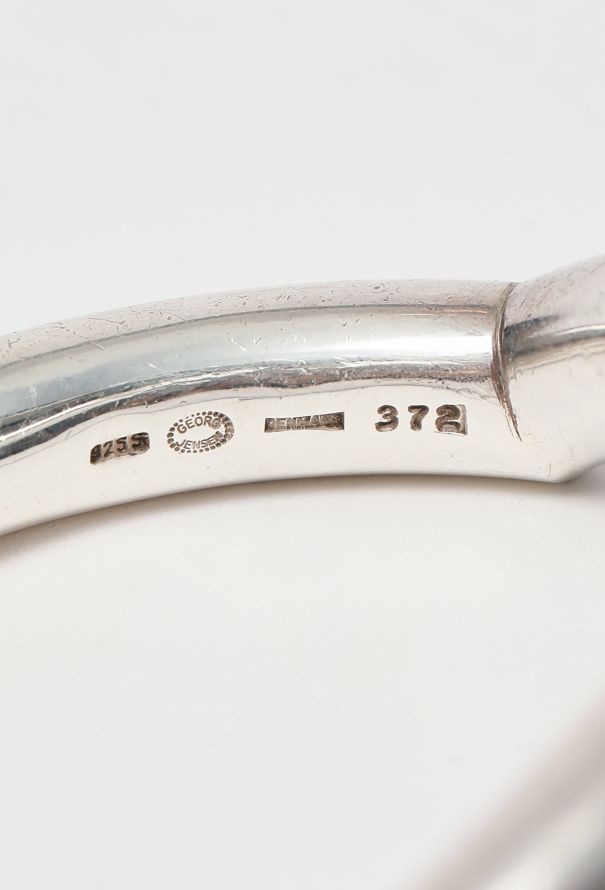 Modern Fine Jewelry Georg Jensen Silver Bangle Bracelet - 7