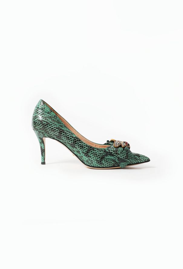 Gucci Python 'Queen Margaret' Pumps - 1