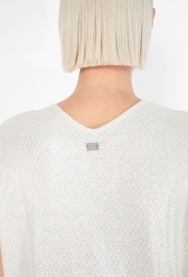 Chanel S/S 2009 Iridescent Textured Top - 5