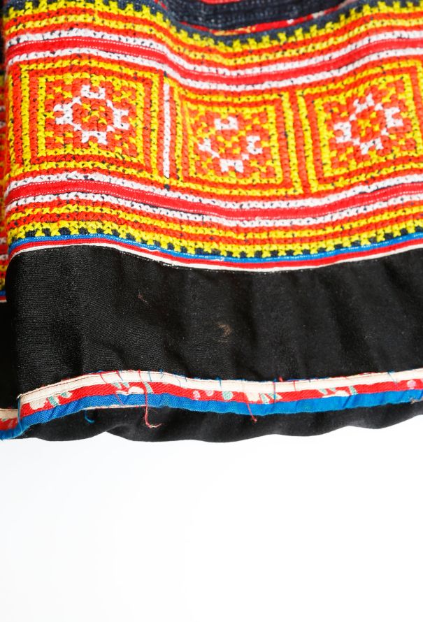 World Treasures Embroidered Patchwork Wrap Skirt - 5