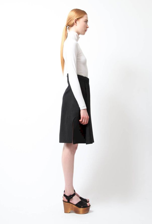 Balenciaga F/W 2011 Draped A-Line Skirt - 3