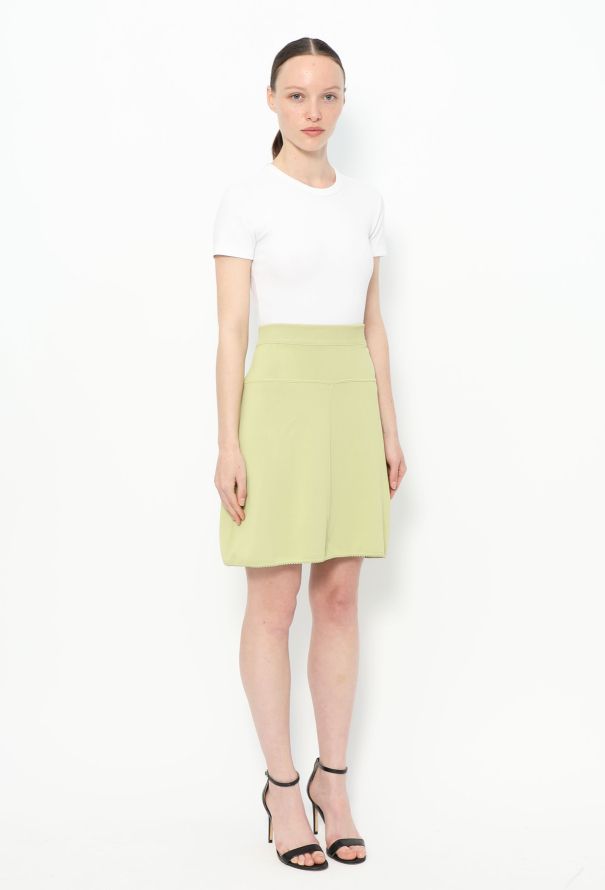 Alaïa '90s Scalloped Trim Skirt - 3