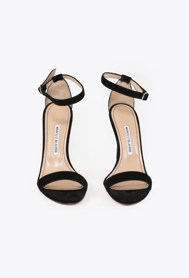 Manolo Blahnik 2023 Suede Chaos Sandals - 3