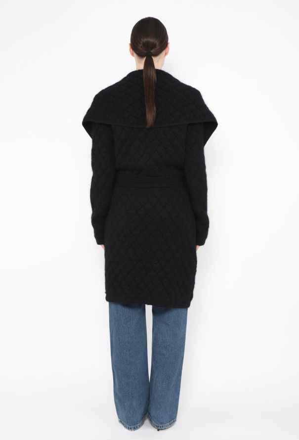 Balmain 2019 Quilted Mohair Cardigan - 4