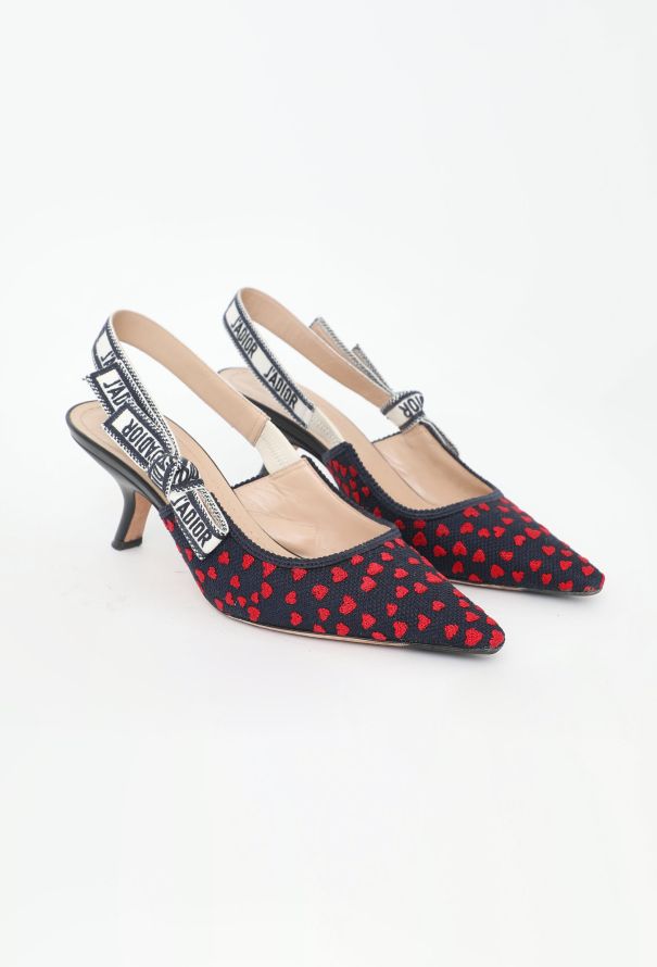 Dior 2021 J'Adior Heart Slingback Pumps - 3
