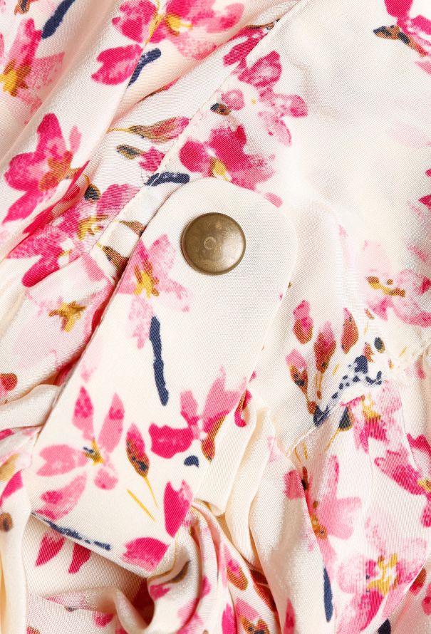 Balenciaga 2011 Floral Silk Tunic Dress - 5