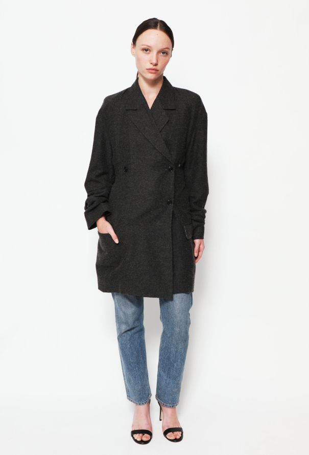 Céline Cashmere Double-Breasted Jacket - 1